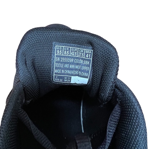 Skechers Bounder 2.0 Memory Foam Men’s Lace Up Black Athletic Shoes - Size 9.5 - Picture 10 of 10